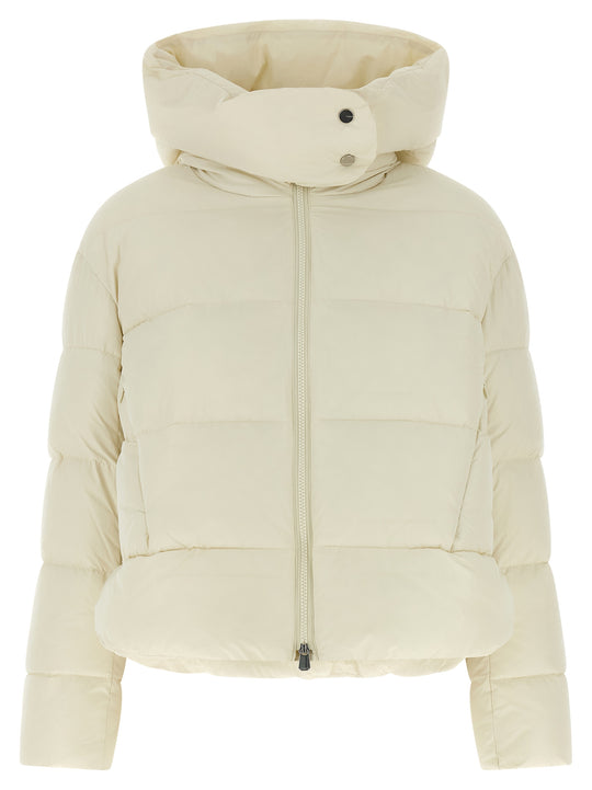Love Birds Puffer Jackets Beige