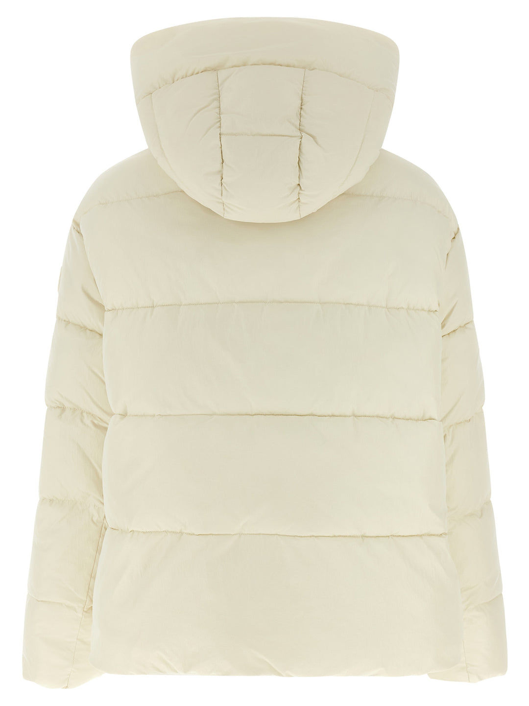 Pinko Love Birds Puffer Jackets - Beige | 55d51a98f025193200e254f918816b85e411bf27