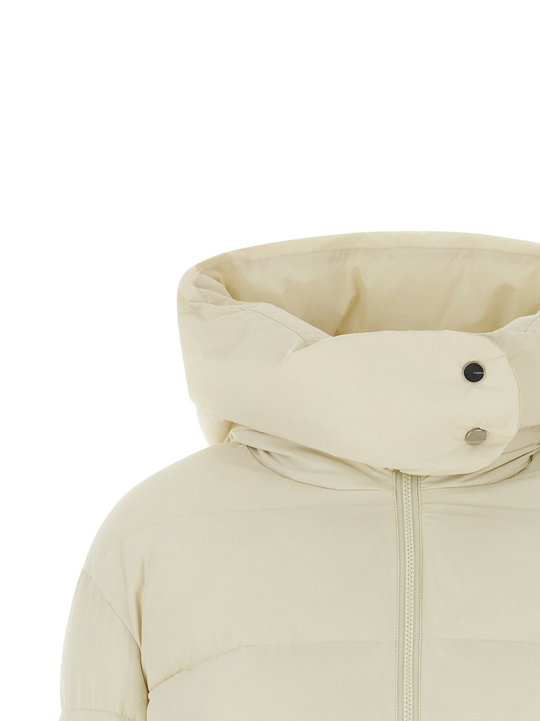 Pinko Love Birds Puffer Jackets - Beige | a373757f679e5628a604f1c48f7327204a2b3f9e