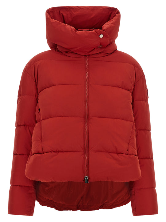 Matt Finish Down Jacket Puffer Jackets Red