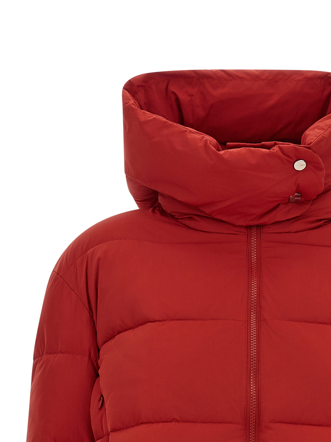Pinko Matt Finish Down Jacket Puffer Jackets - Red | 25adddbdd461f19f2284f38d08c0edf98a29dde4