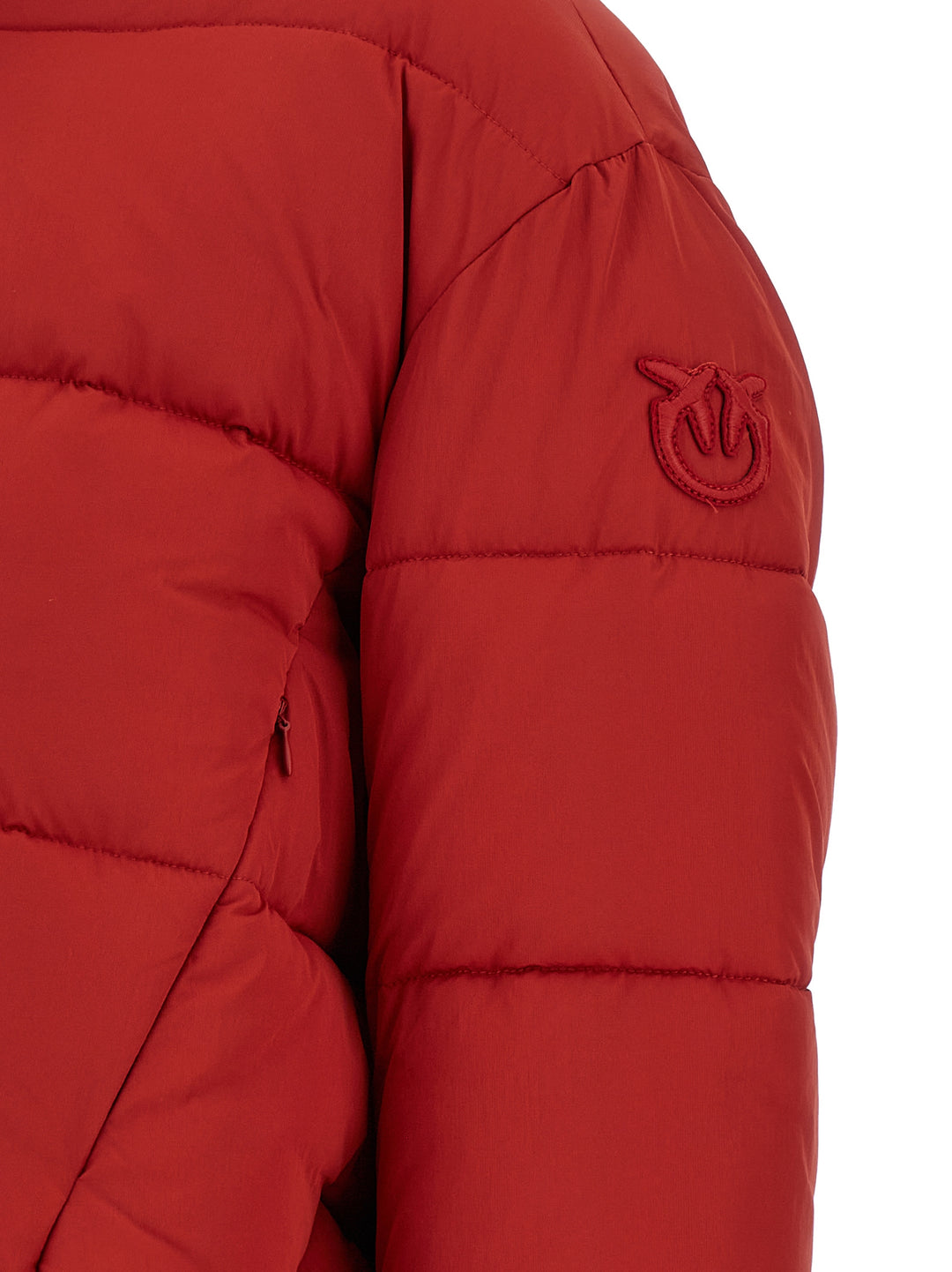 Pinko Matt Finish Down Jacket Puffer Jackets - Red | b10206012ebe74193c8dd0a36c3144eec1c7eb2e