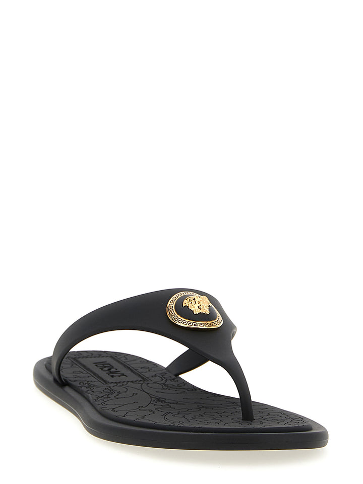 Versace Alia Sandals - Black | 5d5212644c4acfd90dd4bd6b8573ad0553c1bf92