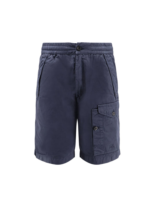 Cotton Cargo Bermuda Shorts