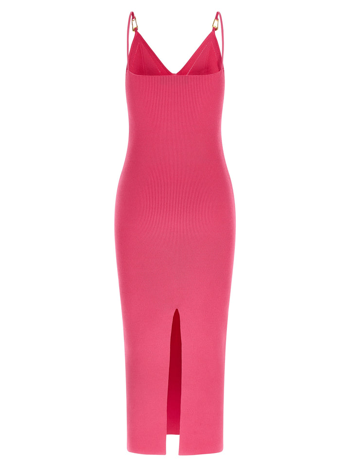 Versace Knit Dresses - Fuchsia | c13b3c778ef0d9b854a9b06207dc5d5dc2a887f6