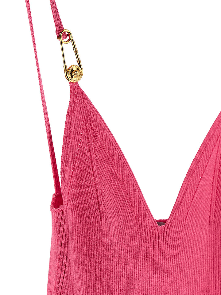 Versace Knit Dresses - Fuchsia | 774f617d5ee74cb77a4dbe17bef900ba2106b049