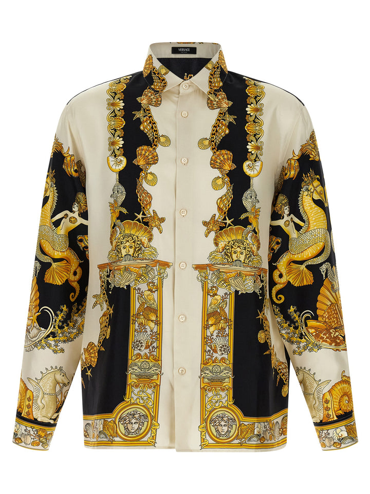 Versace Coral Theatre Shirt and Blouse - Multicolor | cd7482fa5f7a8d629305853b2f667f0ffbbd4ae1