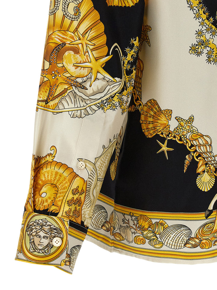 Versace Coral Theatre Shirt and Blouse - Multicolor | 54dd6e626982cc077e0c06ca37f3fdcc77b3e979