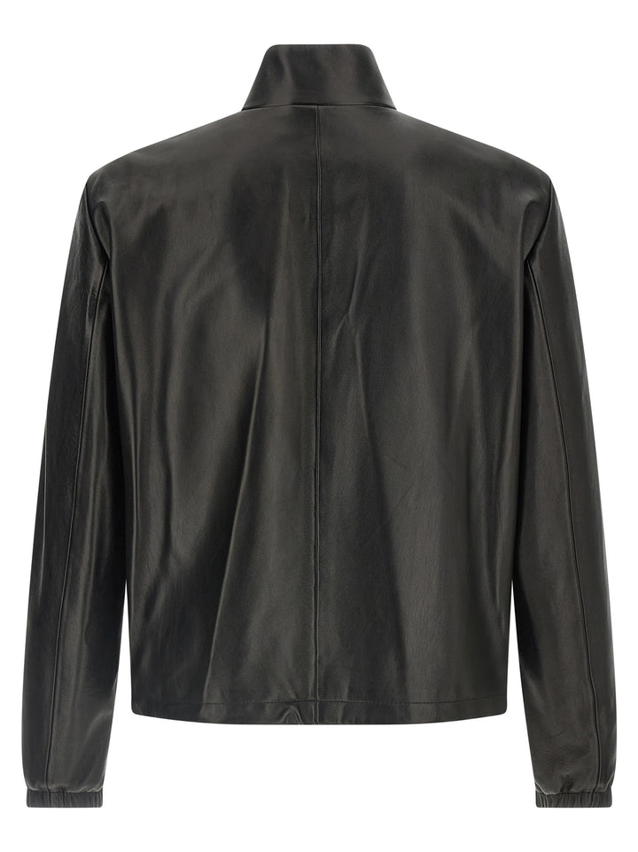 Versace Plongé Nappa Jacket Puffer Jackets - Black | 014022a8ccbe1eb448fb23f62450dd1277484fad