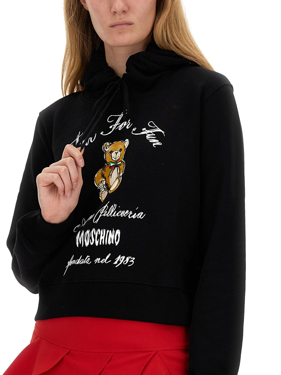 Moschino Sweatshirts - Black | Wanan Luxury