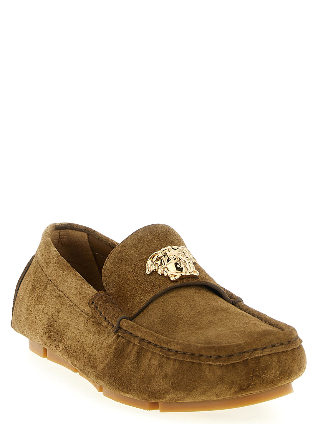 Versace La Medusa Loafers - Brown | 941943047fcc3840ba6dca39e484b9b129717b4e