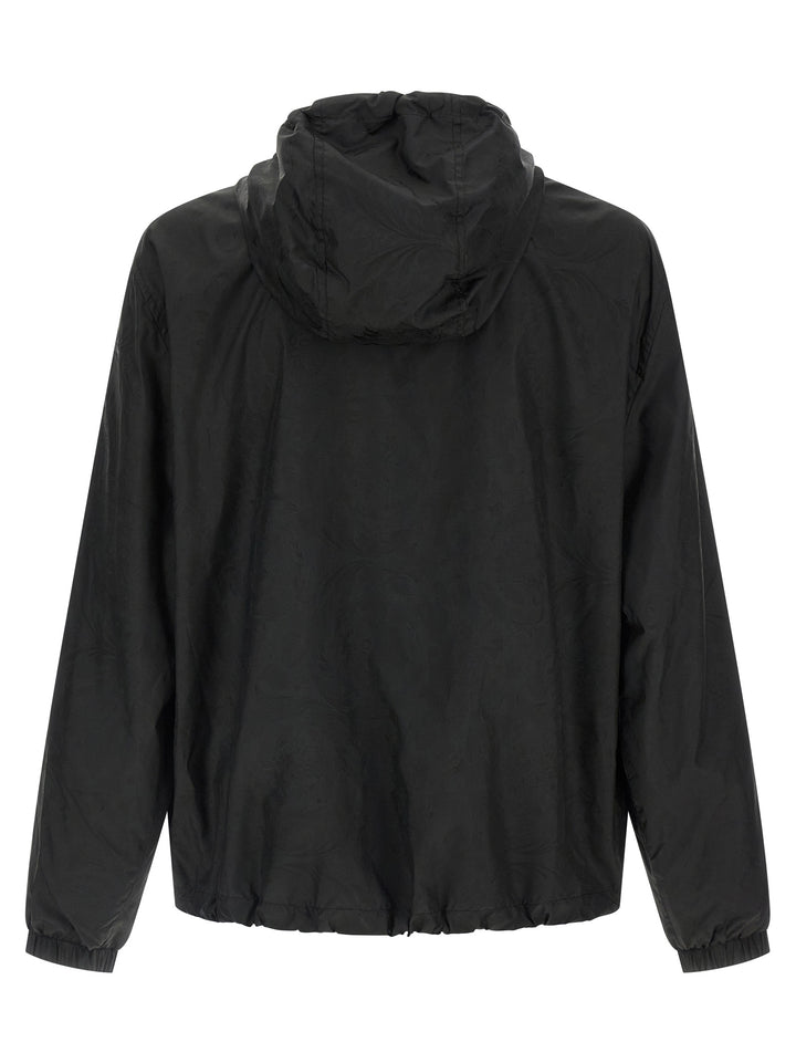 Versace Barocco Puffer Jackets - Black | 9fcaf349e3d6a673eed41b3afed4a3f2ca840a9c