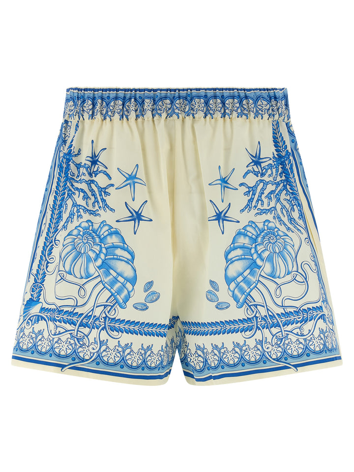 Versace Barocco Bermuda and Short - Light Blue | 94de13647340f075487f1a14c7be3c0cfb1e5bd6
