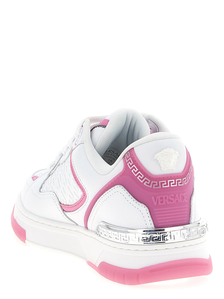Versace Biggie Basket Sneakers - Pink | 233a6cd01e4a9f10c08b1c679b55304eb041e002