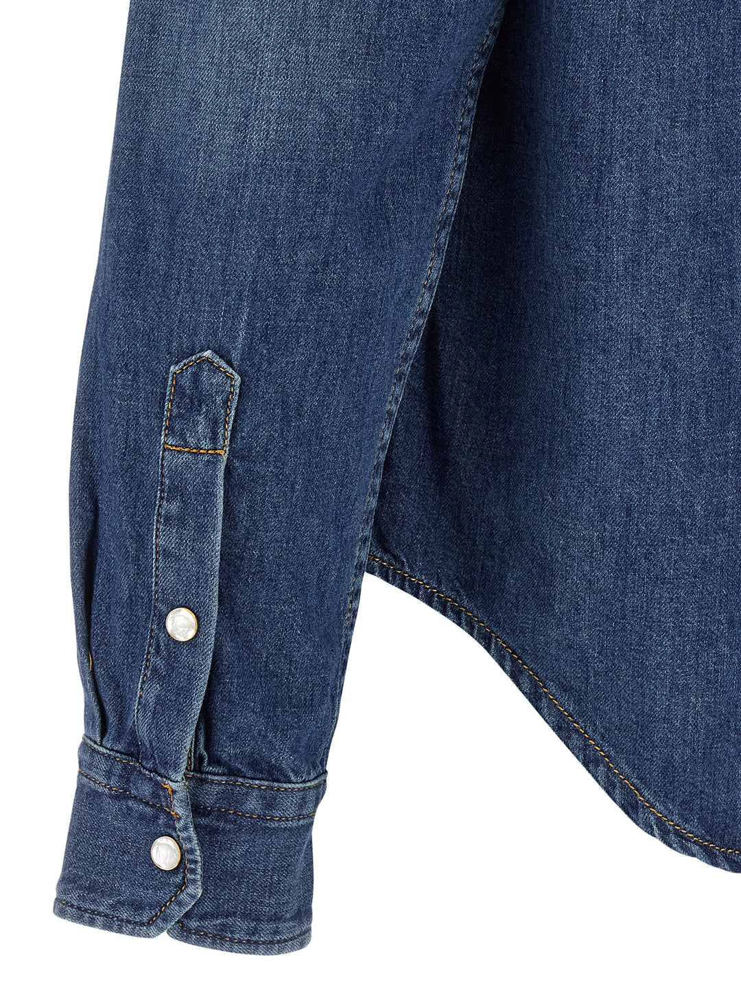 Versace Medusa Shirt and Blouse - Blue | 7830b6340478f49449a1a212251b107203a4fc1b