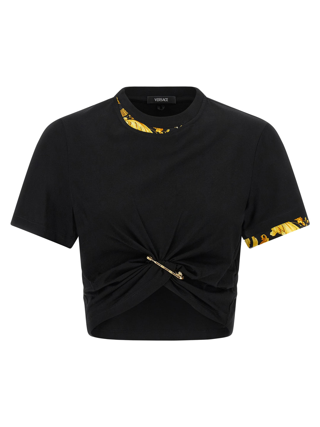 Versace Barocco T-shirt - Black | 964377c44ea14364e57b52e2ecf52700361db7f0