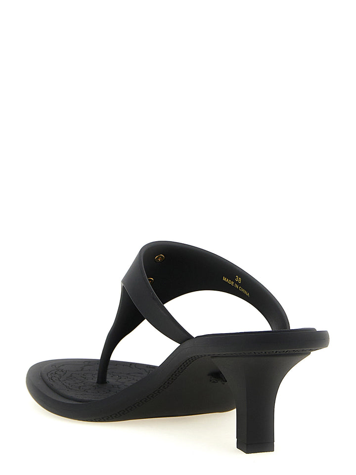 Versace Alia Sandals - Black | f1732a6bc66de455c541a26daadd818bd8341b70