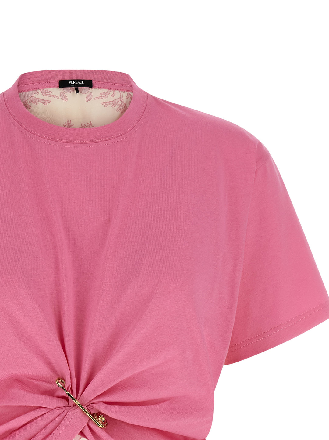 Versace Underwater Barocco T-shirt - Pink | 262bcff5c2c0e7ec243908d472acf0f8c5cef40e