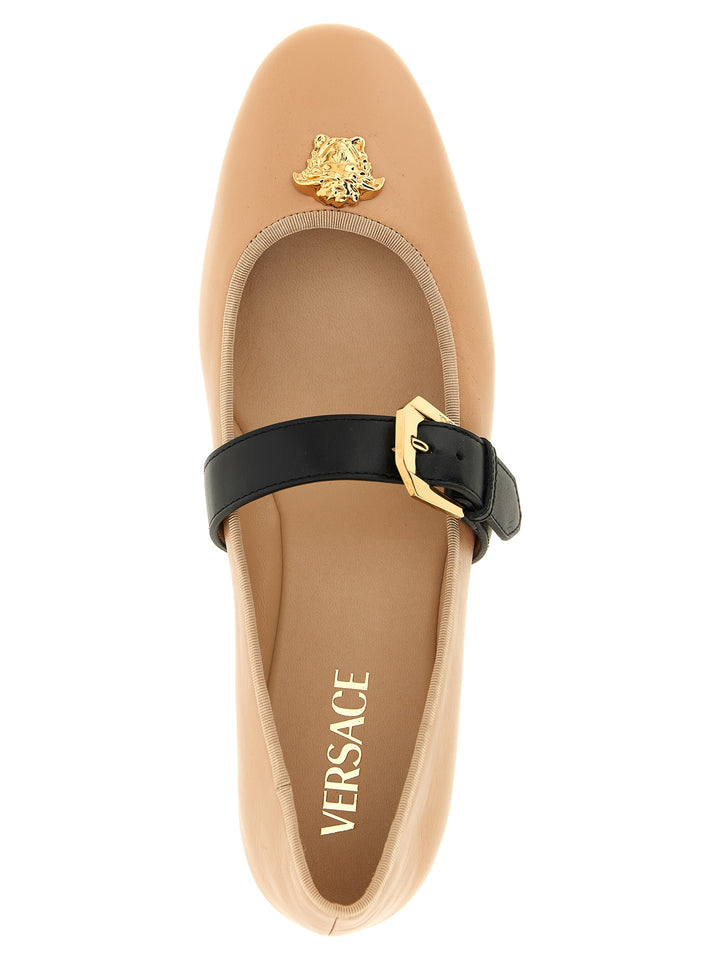 Versace La Medusa Flat shoes - Pink | de80fce97bcc3825b8270ed8364b7f28f9dcaf05