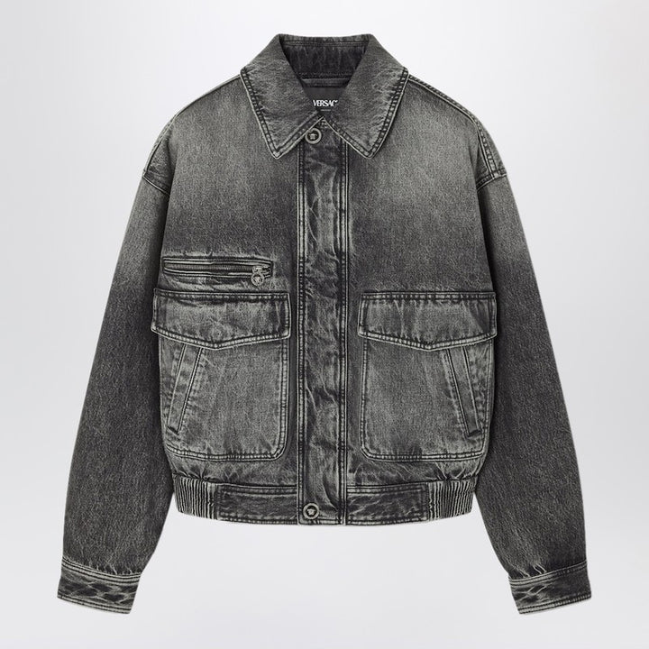 Versace Coats & Jackets - Grey | d4ffcb94c7b71080b4fe2c4a651a6a8df5bacccf