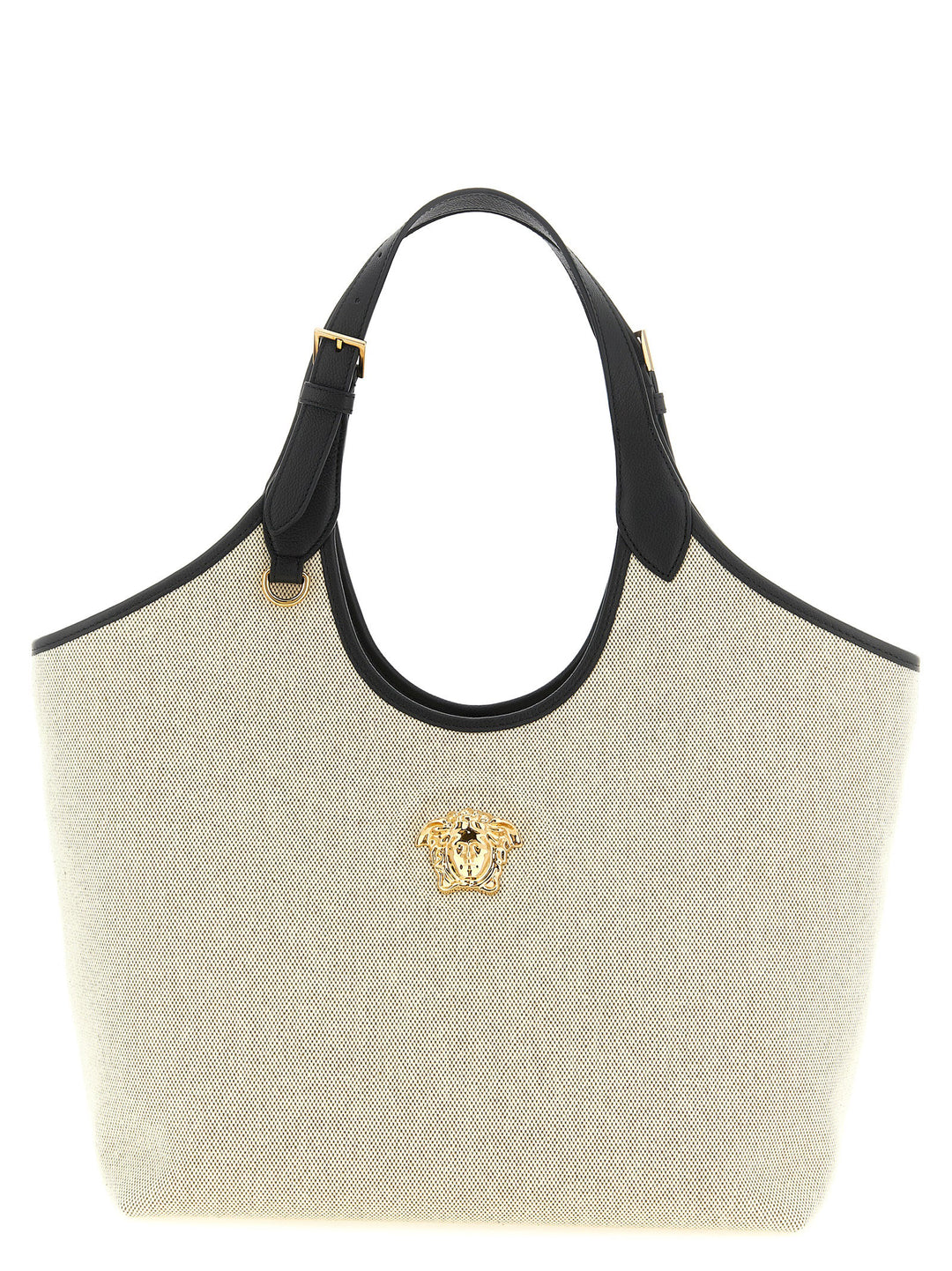 Versace La Medusa Tote Bag - Beige | 037c2e972fdf6e3a0391ae5a13ab18896f98be7e