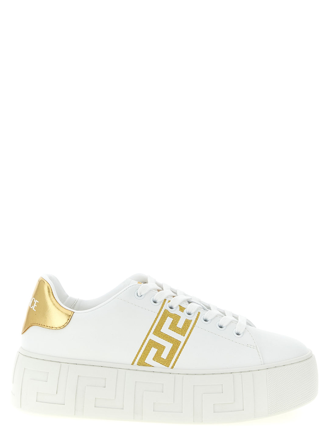Versace La Greca Sneakers - Gold | 16ec88a43bf655f3863687c94c357cd9d3964111