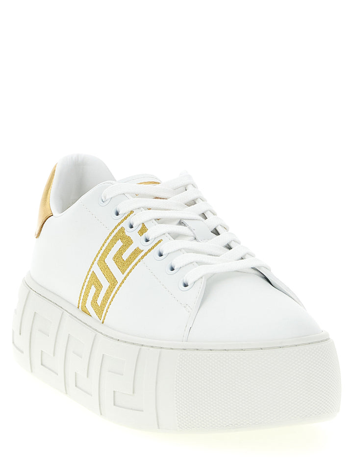 Versace La Greca Sneakers - Gold | 9d03624f6974d23c62aedfaae7e2e9ebf2261c38