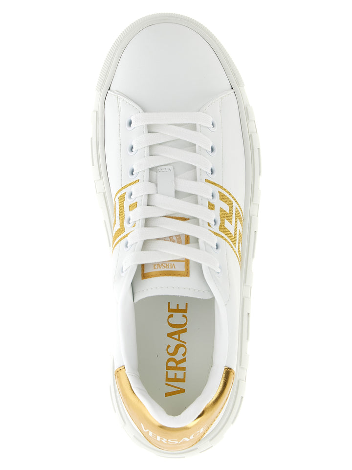 Versace La Greca Sneakers - Gold | 75c6a18737aa9ab7e6d1d89ca4efaead99146b18