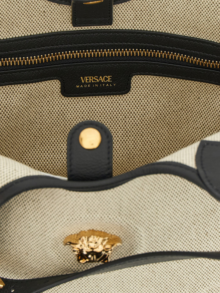 Versace La Medusa Tote Bag - Beige | f42926a31467037d0a2ef2738ff7dc9506dec8bc