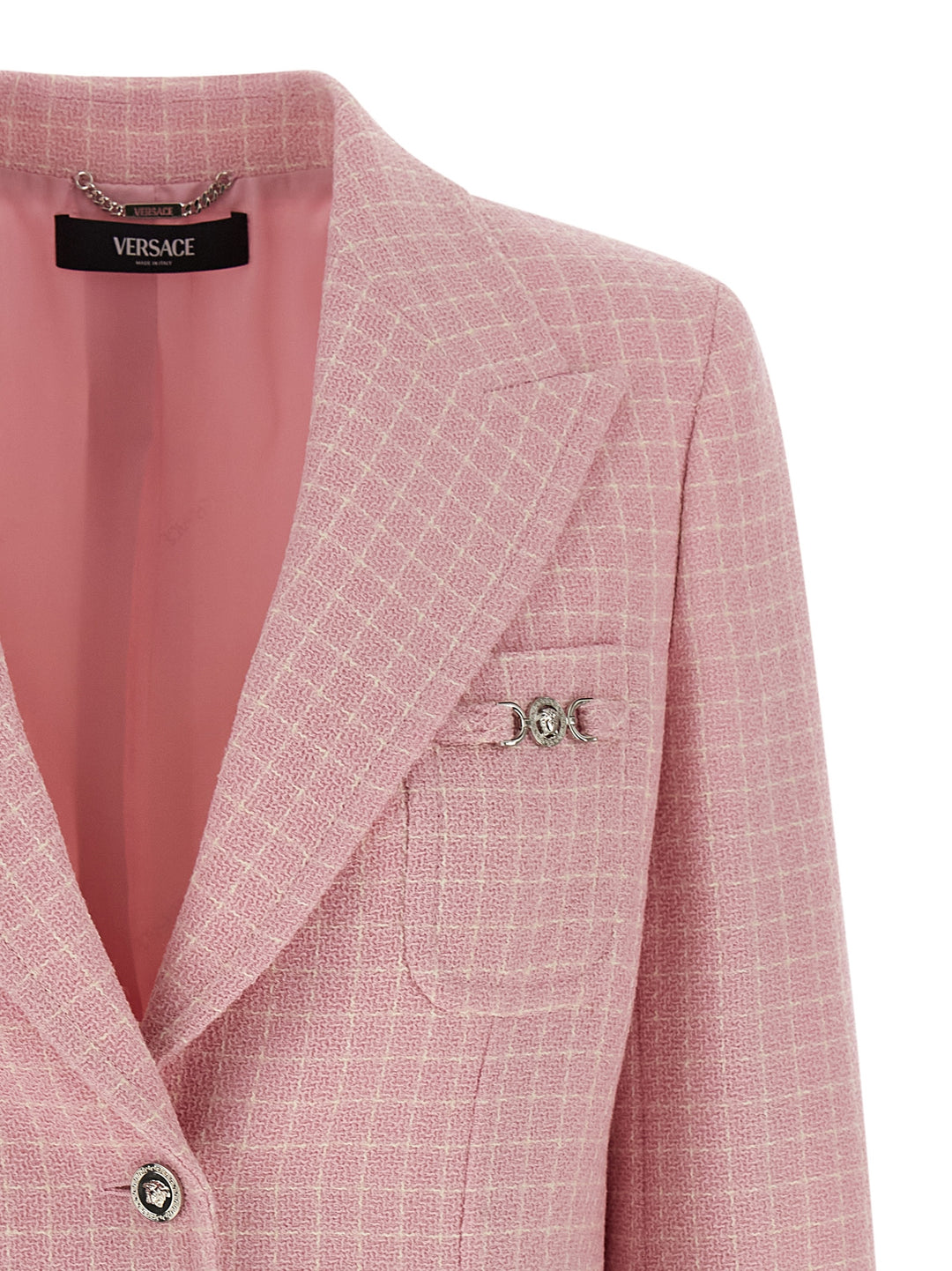 Versace Blazer Check BlazerS - Pink | ce040d84bf159e2357e3bd53e722a887e1e28009