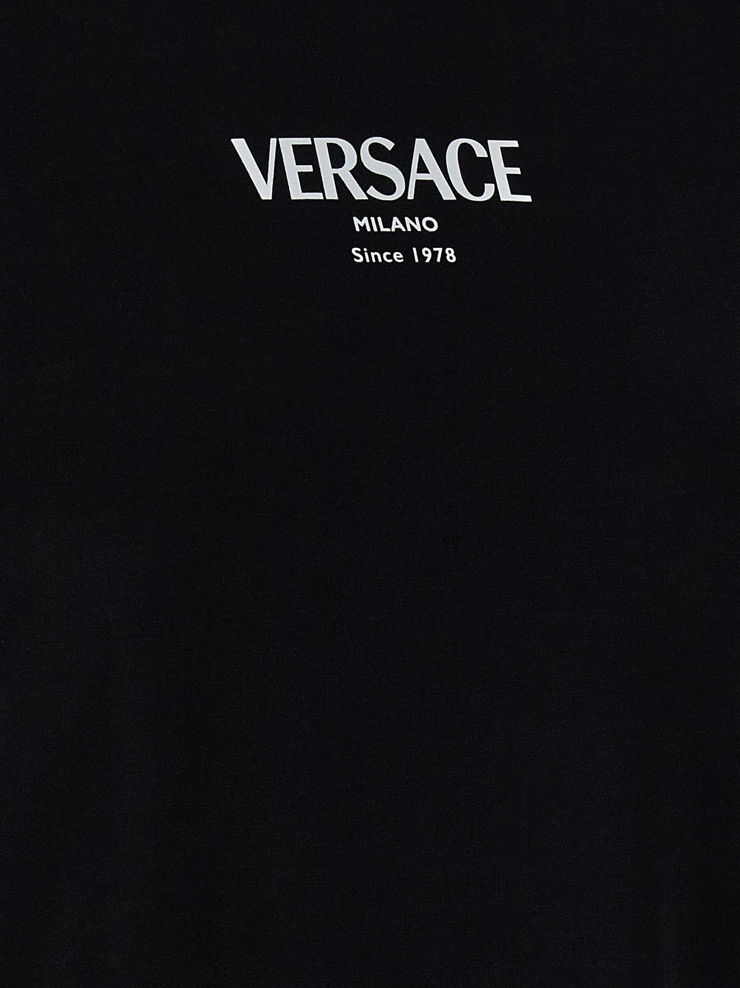 Versace Versace Logo T-shirt - White/Black | 534607097afd916347819e83dc5345006902ea5b