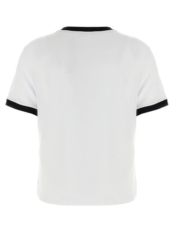 Versace Logo T-shirt - White/Black | 27dc484aa5330c1bf5fbade94783f27c0f036629