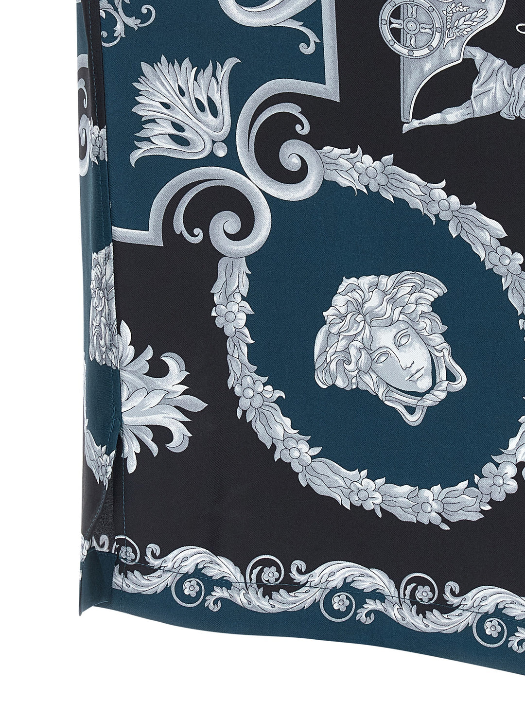 Versace Hall Of Heroes Shirt and Blouse - Blue | 98fad0b70382eed7d03f26ecc1a966f689a08b94