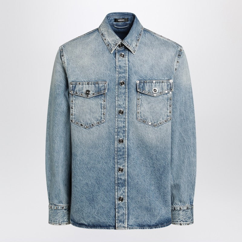 Versace Shirts & Tops - Light Blue | 30064fb7e9483f7b6ed38a1e0a6ccb9d75eec23a