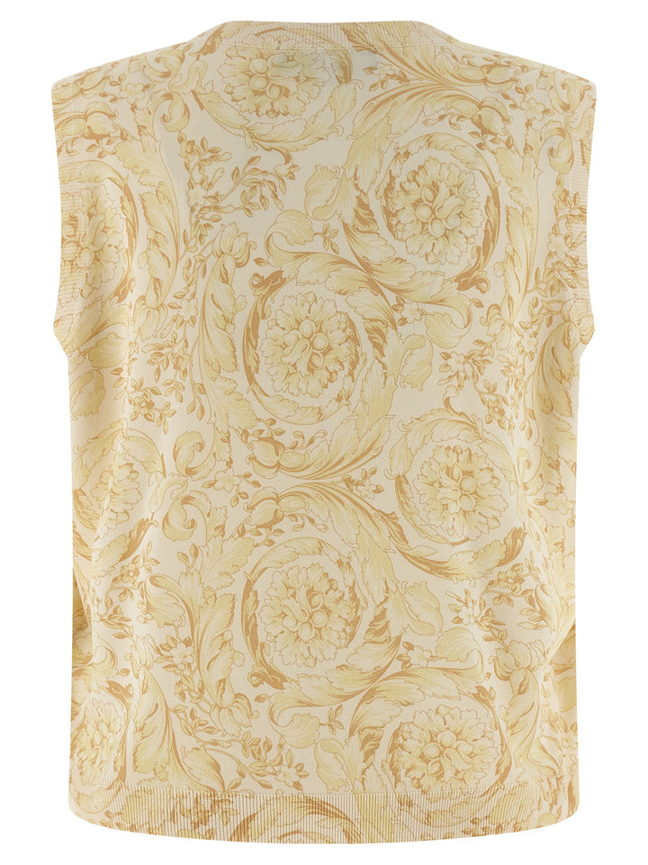 Versace Barocco Gilet - Yellow | ebbfddd9e570961050c38022b2ab95acf7042dc2