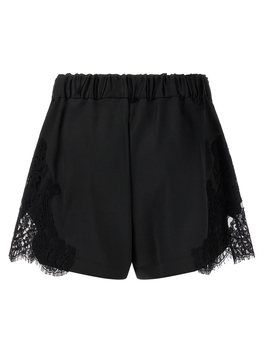 Versace Lace Insert Shorts Bermuda and Short - Black | e5717d45028ad1c83da3ae026d91886fa9411d1d