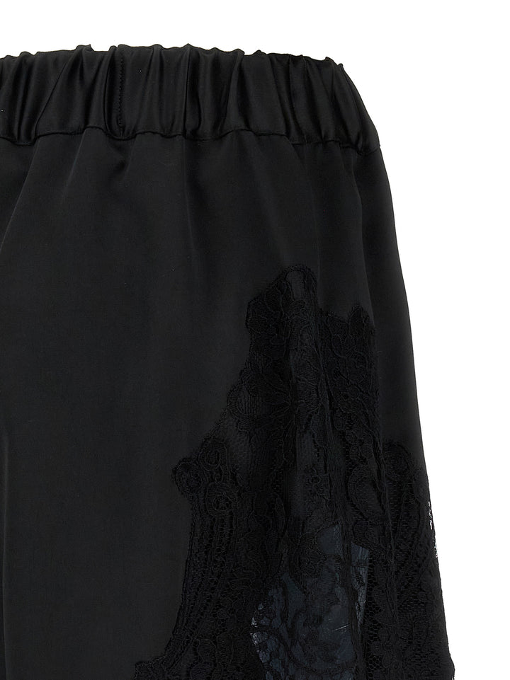 Versace Lace Insert Shorts Bermuda and Short - Black | db202ffd705844474a9c9014f2a25245416616ed