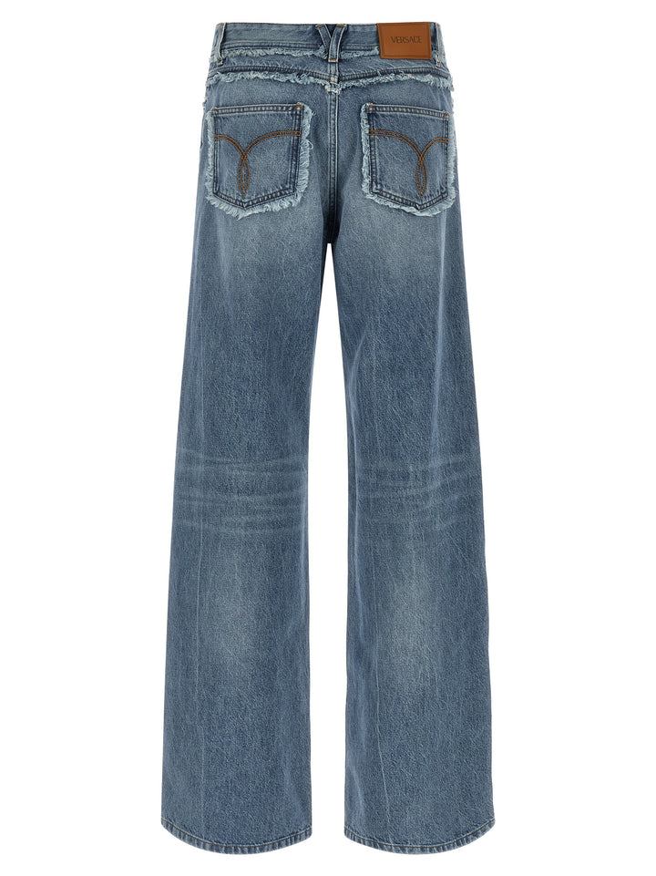 Versace Boyfriend Jeans - Blue | 9e149fde2b1ef157943bf9faf02b7790474b39d9