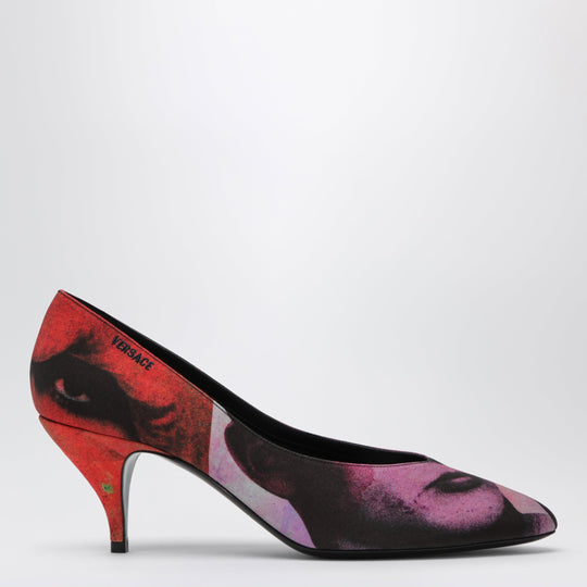 Tina Pumps In Silk Faille With The Party Print