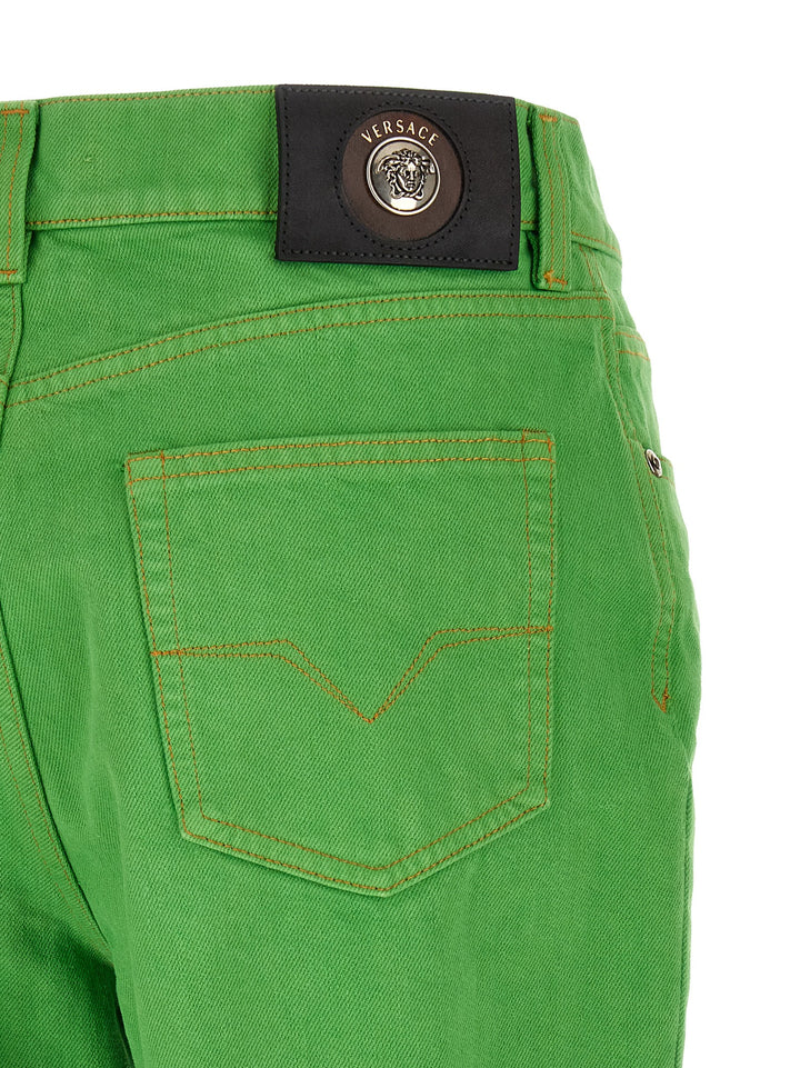 Versace Capri Jeans - Green | 1effa8384a65eef2fb8d0d7aeaeeba3d1e10b5c1