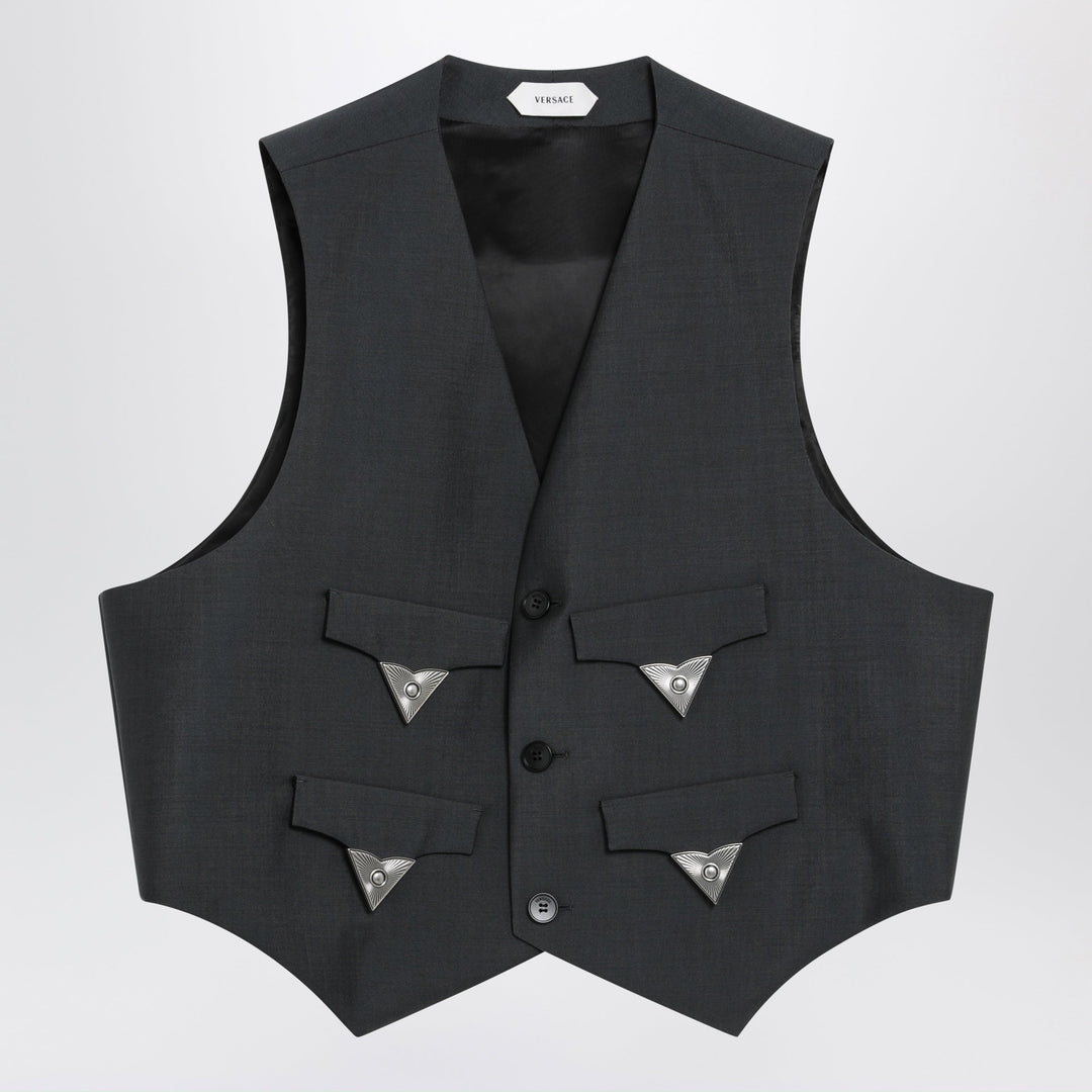 Versace Vests - Grey | 3201c03102251a33d4d6c6dcbb3a00435a72d40b