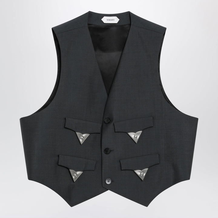 Versace Vests - Grey | 3201c03102251a33d4d6c6dcbb3a00435a72d40b
