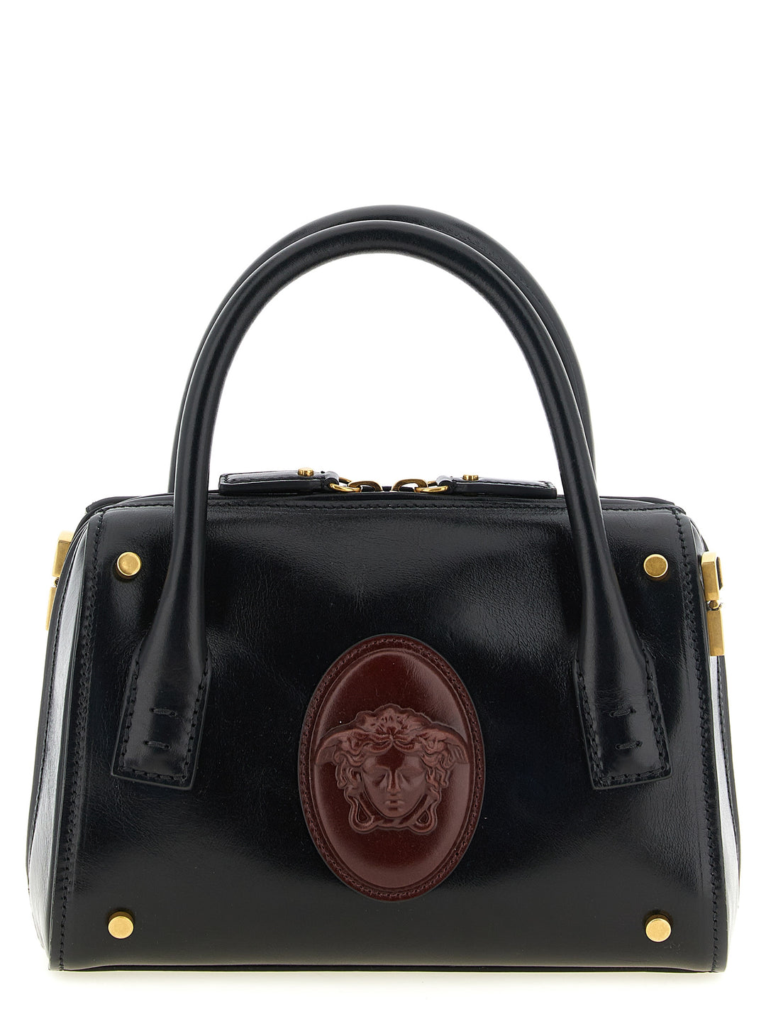Versace Roomy Hand Bags - Black | cfad570bc29145e2b070c7cf5a158a528532825a