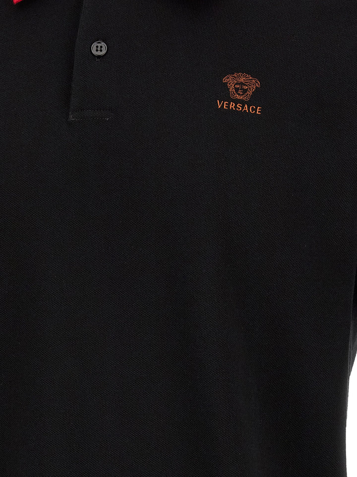 Versace Medusa Polo - Black | 68b6bb0279a43ab0a5f85b665010ee39bf725026