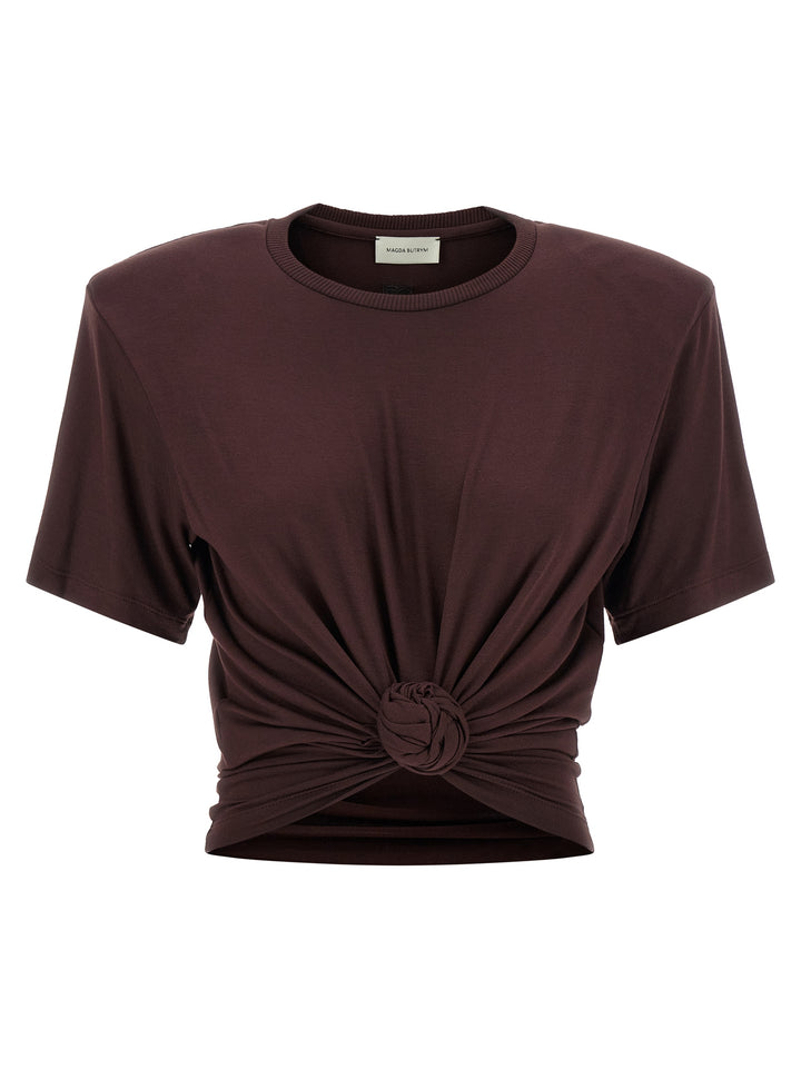 Magda Butrym 01 T-shirt - Brown | 7d4d4377ab80fa587eeb5e741e5a32c4a6bb9659