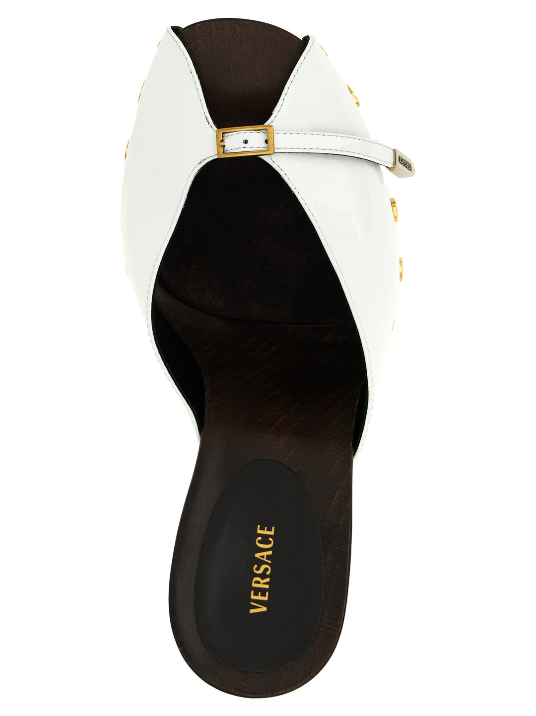 Versace Sassi Pumps - White/Black | b263c342eb17f1166949bfe086c243b069e04866