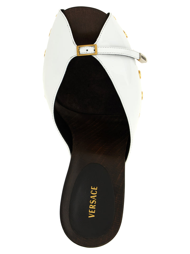 Versace Sassi Pumps - White/Black | b263c342eb17f1166949bfe086c243b069e04866