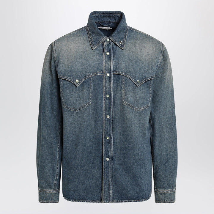 Versace Shirts & Tops - Blue | e8943db4c487b695260570b3beb0fca327b801ce