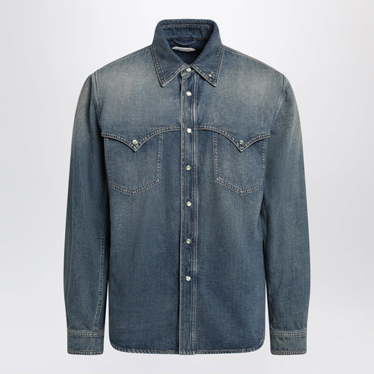 Vintage Blue Denim Shirt