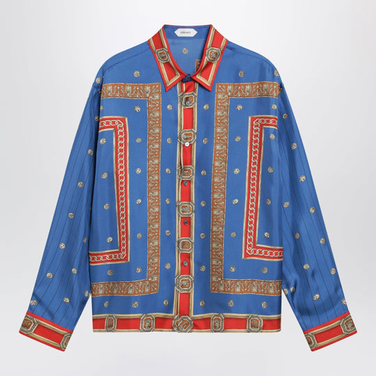 Regular Printed Silk Twill Shirt
